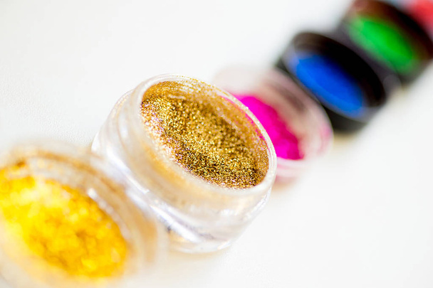 sequins in tubes makeup - Photo, image