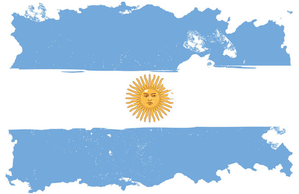 Argentinië, grunge vlag - Foto, afbeelding