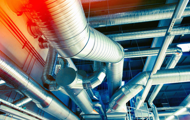 Система промислових вентиляційних труб
          - Фото, зображення