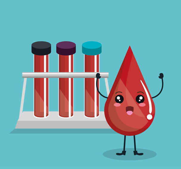 ikona medycznych oddawania krwi - Wektor, obraz
