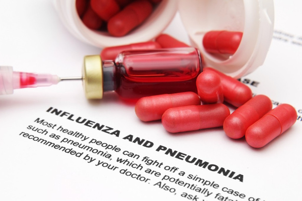 Influenza e pneumonia
 - Foto, Imagem