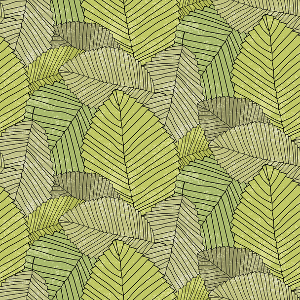 Leafs pattern color - Vector, Image