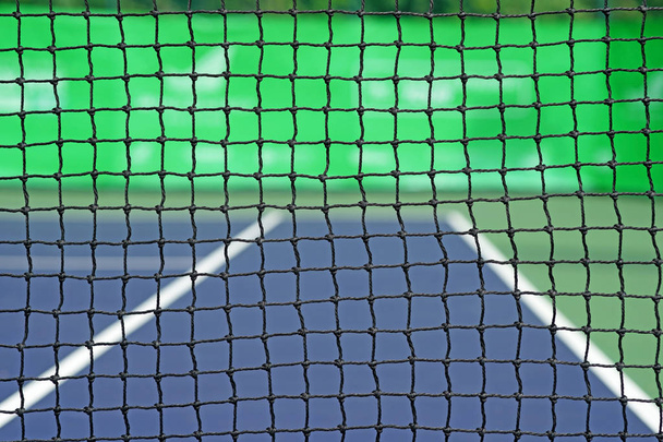 Δίχτυ στο γήπεδο τένις - Φωτογραφία, εικόνα