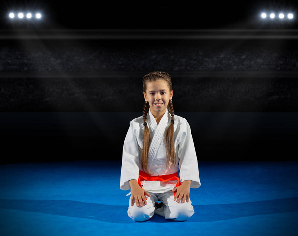 Girl martial arts fighter - Photo, image