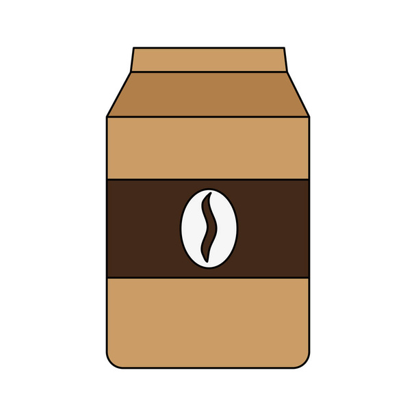 coffee bag icon - Vector, Image
