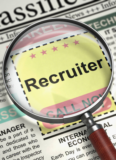Recruiter Join Our Team. 3D. - Photo, Image