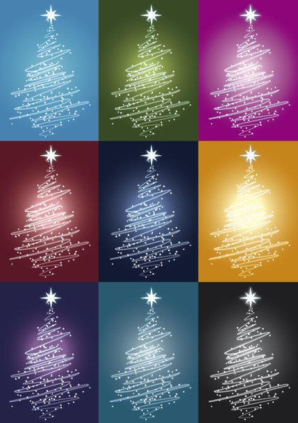 Alberi Di Natale - Vector, Image