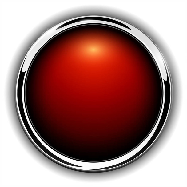 Buttons shiny metallic - Вектор,изображение