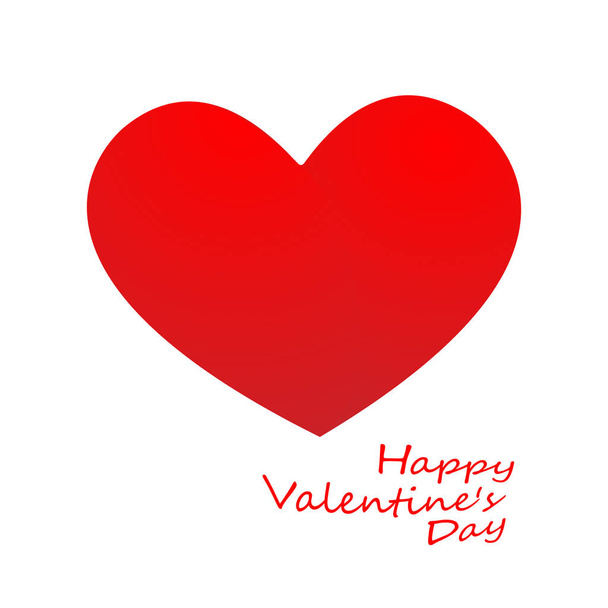 Big Red Hearts, Vector Illustration, valentine's day - Διάνυσμα, εικόνα