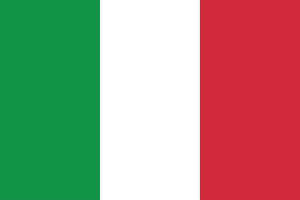 Flaga Włoch - Wektor, obraz