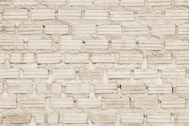 Black and white brick wall texture background . - Фото, зображення