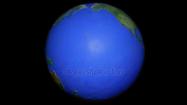 Централизованная бесшовная петля глобуса в стиле полутона
 - Кадры, видео