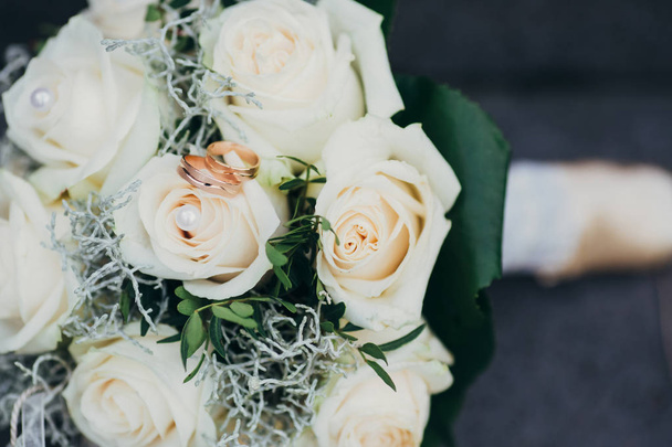 beautiful wedding bride bouquet - Фото, зображення
