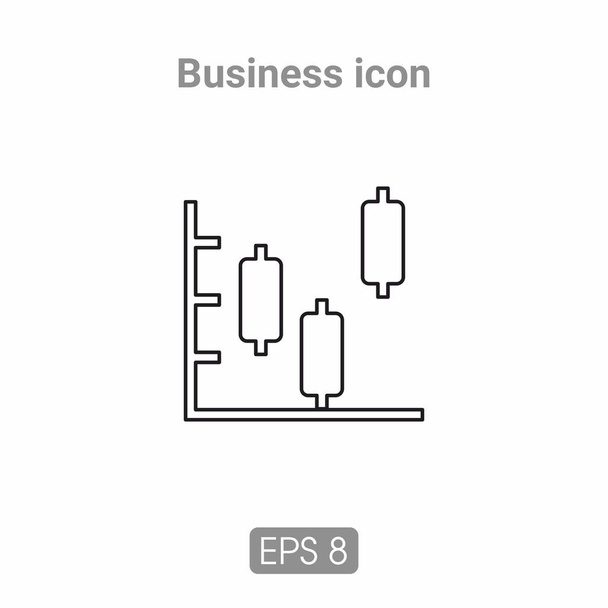 Icons template for business and infographics - Vector, Image