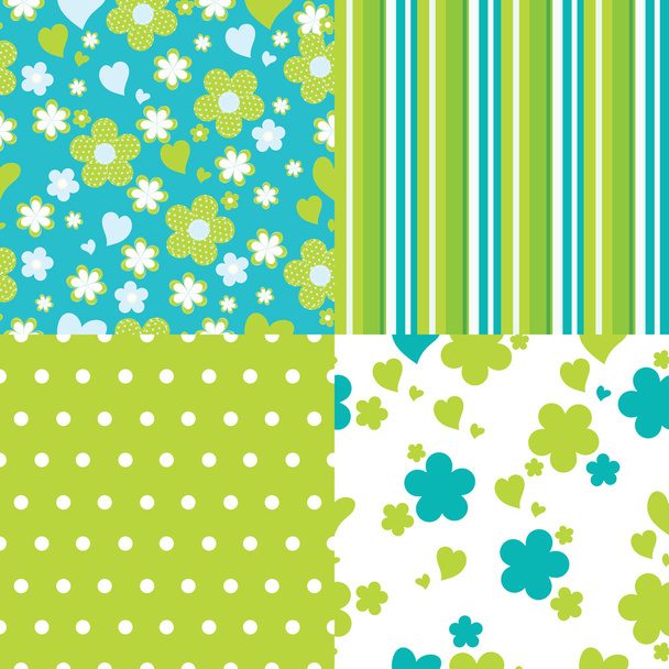 Set of seamless pattern - Vector, Image