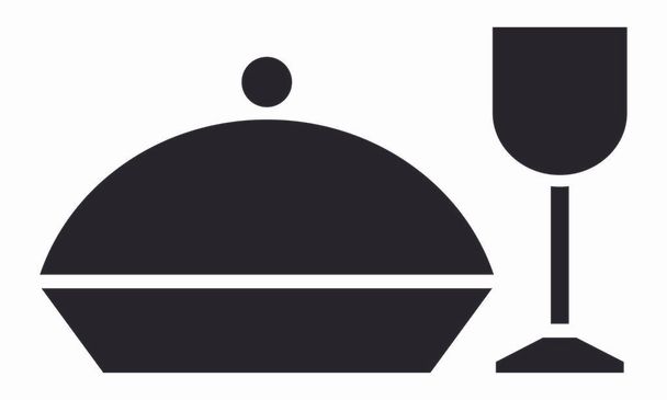 Пиктограмма - Меню, Ужин, Шведский стол, Клош, Еда - Объект, Икона,
 - Фото, изображение