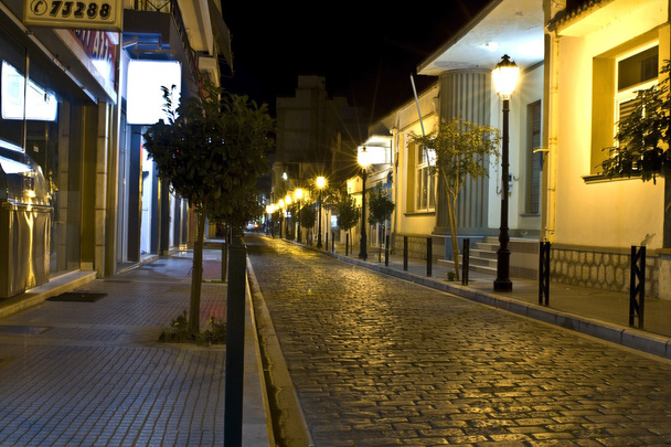 eski taş sokaklar Gümülcine, Yunanistan - Fotoğraf, Görsel