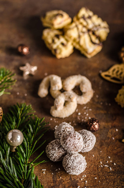 Christmas candy, cookies - Фото, зображення