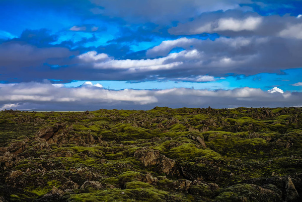 Lakagigarin vulkaanisen laakson maisema, Keski-Islanti
 - Valokuva, kuva