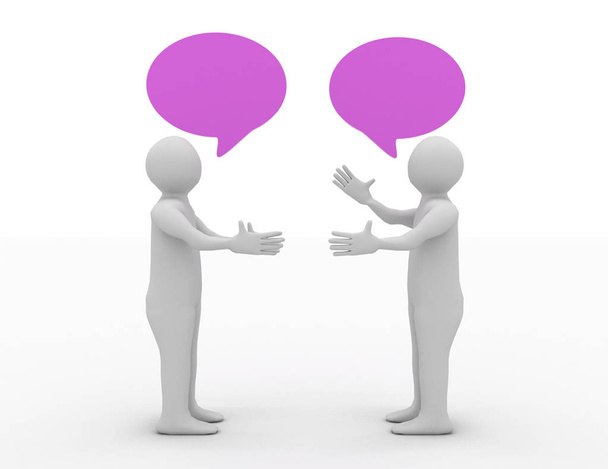 Разговор с двумя людьми
 - Фото, изображение