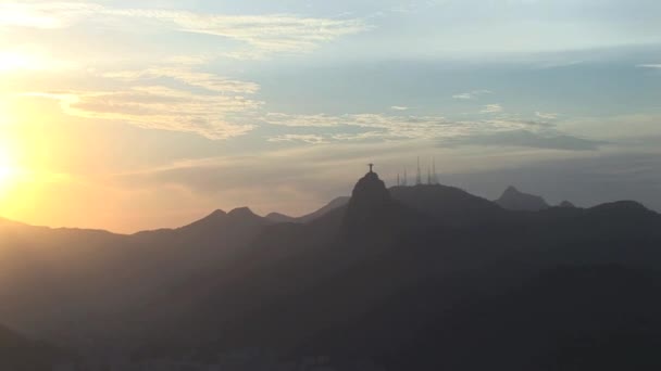 monumento cristo redentor in Rio de Janeiro, Brasilien - Filmmaterial, Video