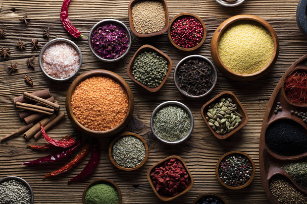 Spices - additives in cooking - Foto, Imagen
