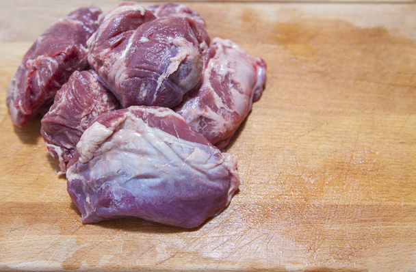 ιβηρικό χοιρινό κομμάτια κρέας μάγουλο - Φωτογραφία, εικόνα