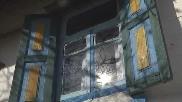 Ancient Window in Old House - Felvétel, videó