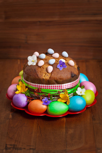 Orosz és ukrán hagyományos húsvéti sütemény - Fotó, kép