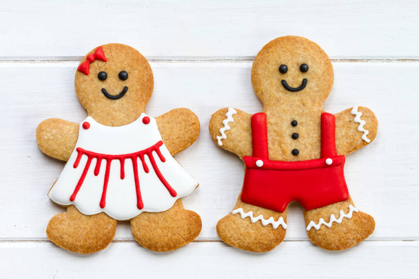 Gingerbread homem casal
 - Foto, Imagem