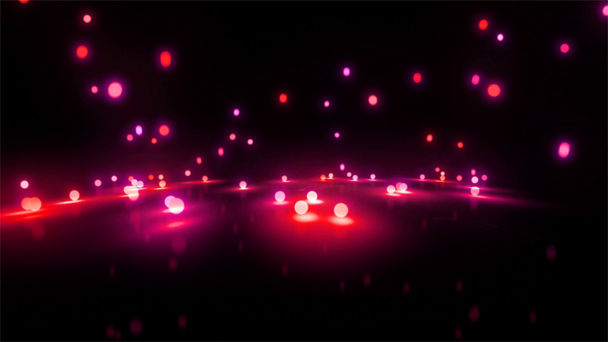 Pink Bouncing light balls wide - Footage, Video