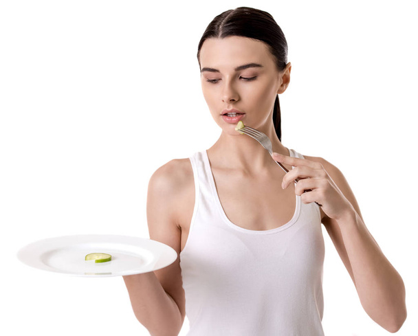 Girl keeping diet - Foto, afbeelding