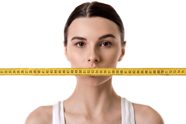 Girl and weight loss - Valokuva, kuva