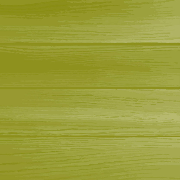 Ξύλινο πράσινο φόντο. Φυσική ξύλινη υφή με οριζόντιες σανίδες. - Διάνυσμα, εικόνα