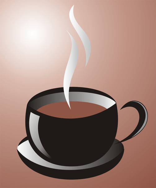 Morning cup of coffee - Вектор, зображення