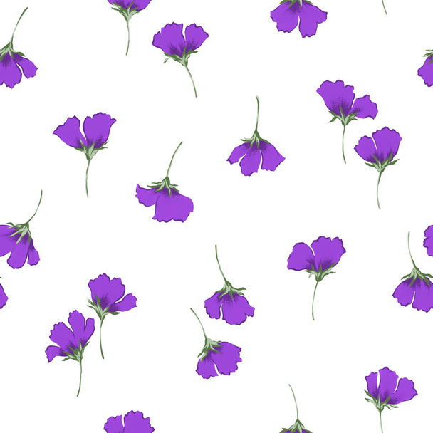Flower illustration pattern - Fotó, kép
