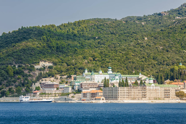 Merinäköala yhdellä Saint Athosin luostareista, Khalkidiki, Kreikka
. - Valokuva, kuva