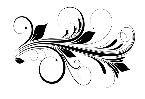 Swirly Vector Design Element - Вектор, зображення