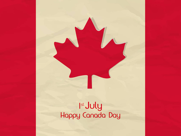 Día de Canadá Resumen
  - Vector, imagen