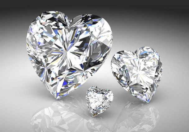 διαμάντι κόσμημα (υψηλής ανάλυσης 3D εικόνα) - Φωτογραφία, εικόνα