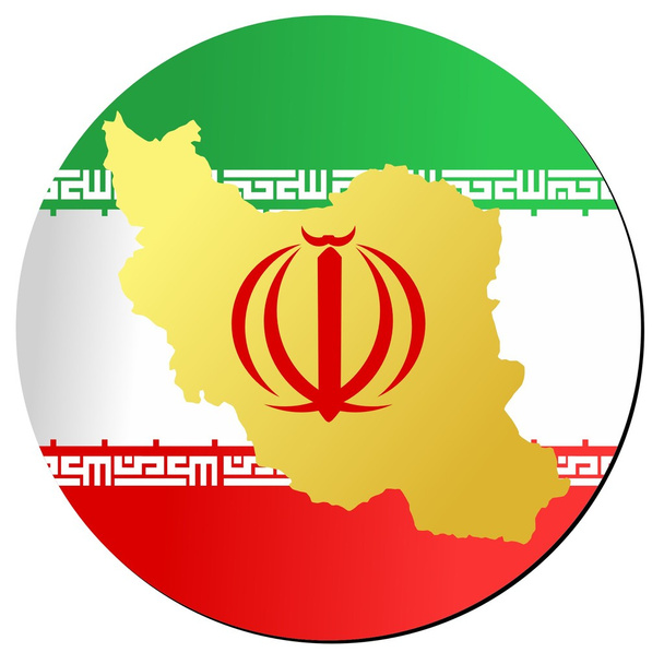 Botón Irán
 - Vector, imagen