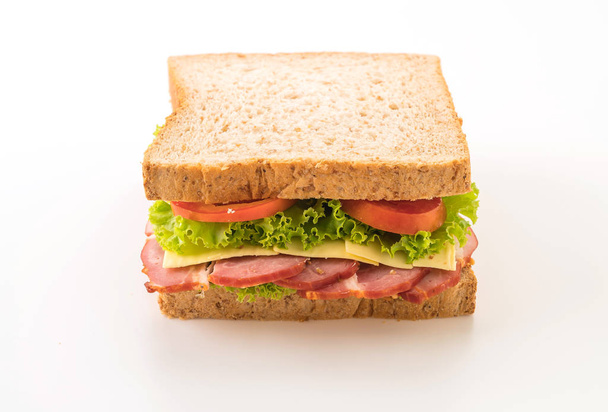 sandwich  on white background - Foto, Imagem
