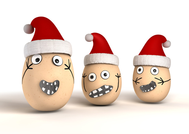 クリスマスの卵 - 写真・画像
