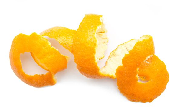 Orange twist of citrus peel - Foto, Imagem
