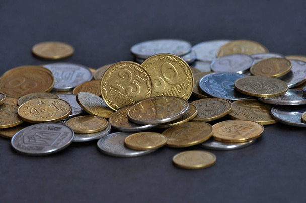 The denominations Ukrainian change and circulating coins_4 - Foto, Bild