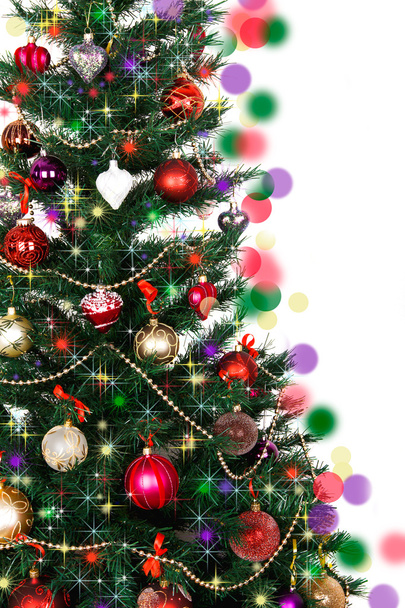Geschmückter Weihnachtsbaum - Foto, Bild