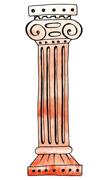 Ancient Roman column - Zdjęcie, obraz