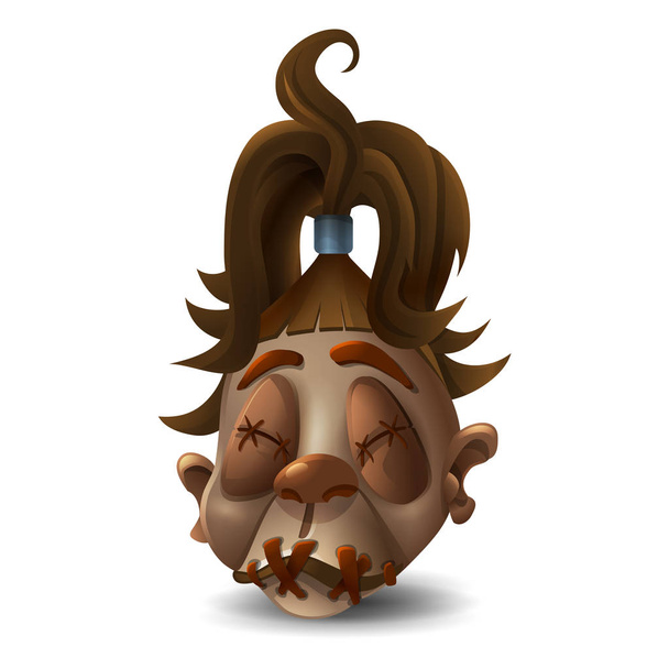 Halloween hlava monstrum - Vektor, obrázek