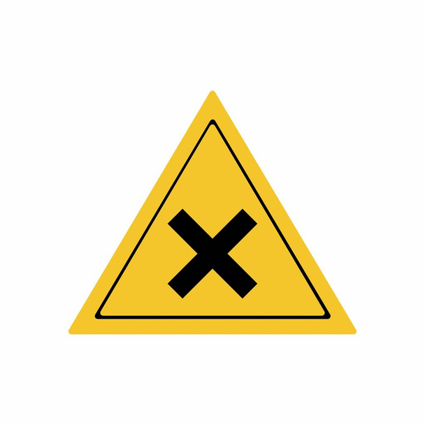 Irritant substance sign vector design - Vector, Image