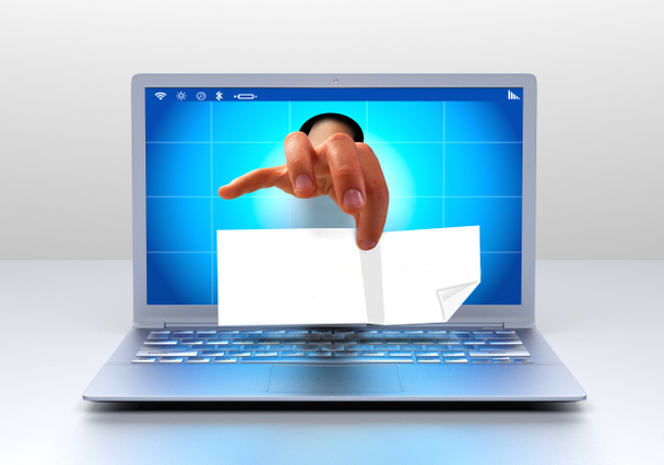 Computervirus am Bildschirm - Foto, Bild